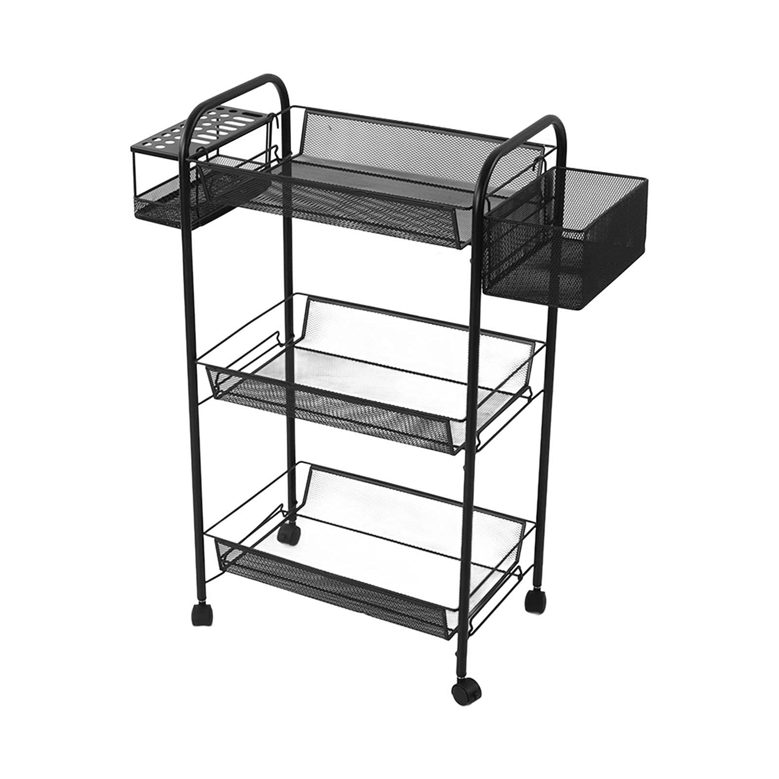 【専用出品】キャスター付きメタルラックデスク Amazon.co.jp: デスク PCデスク 収納棚 メタルラック パソコン